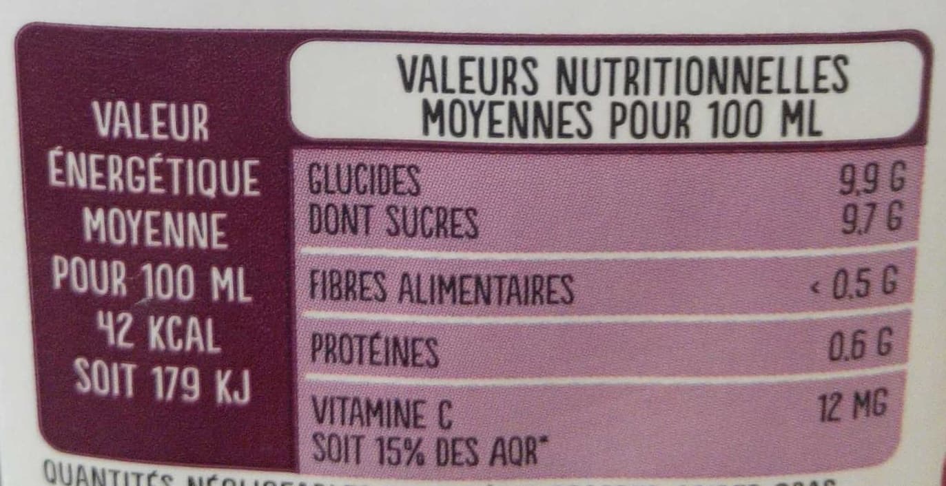 Fruité Superfruits Cranberry packshot