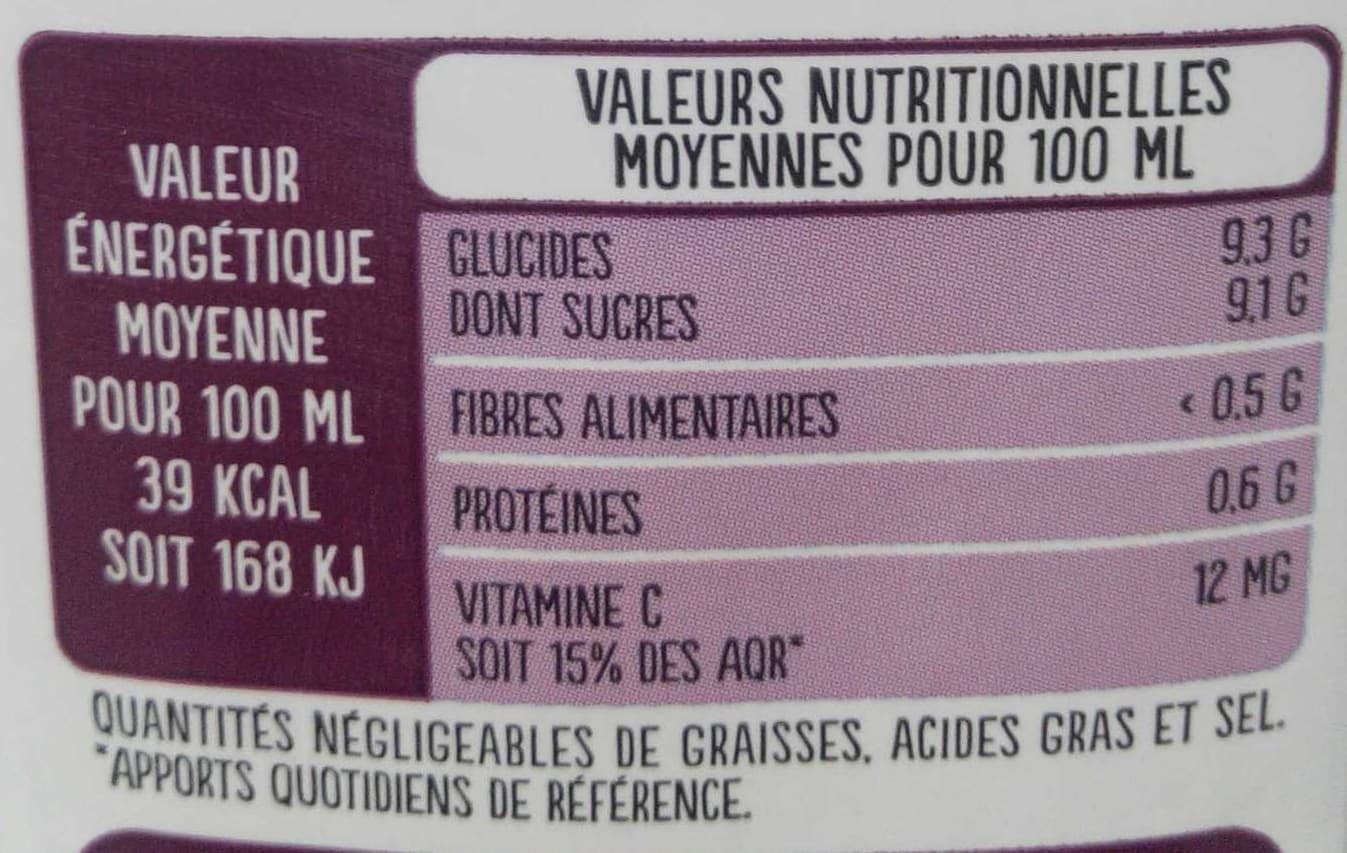 Fruité Superfruits Grenade Framboise packshot