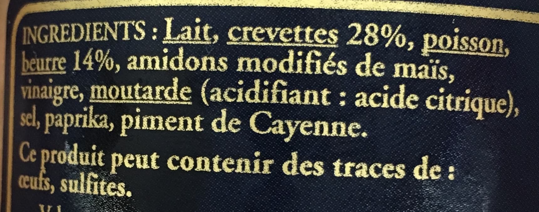 Cruscana Beurre de Crevette spécial toast packshot