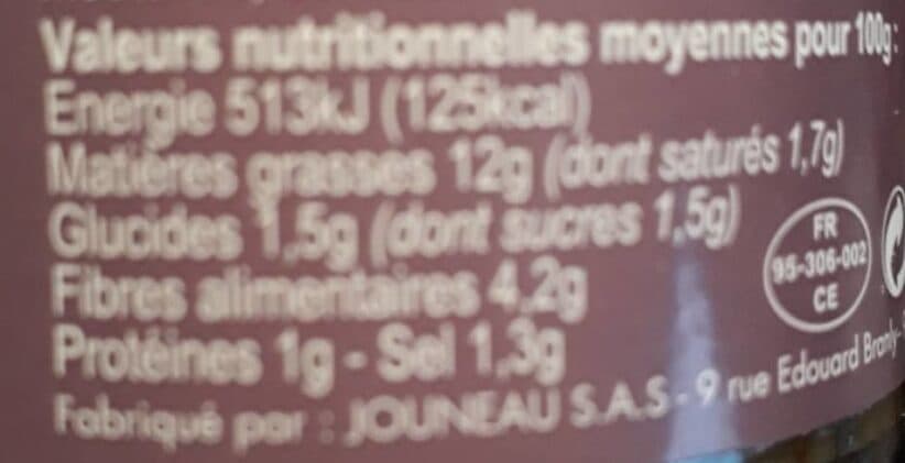 Open Food Facts Caviar d'aubergine packshot