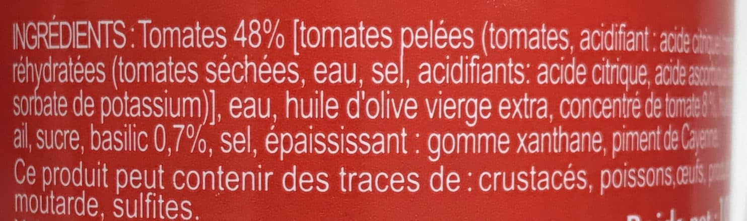 Jouneau Tomate Basilic packshot
