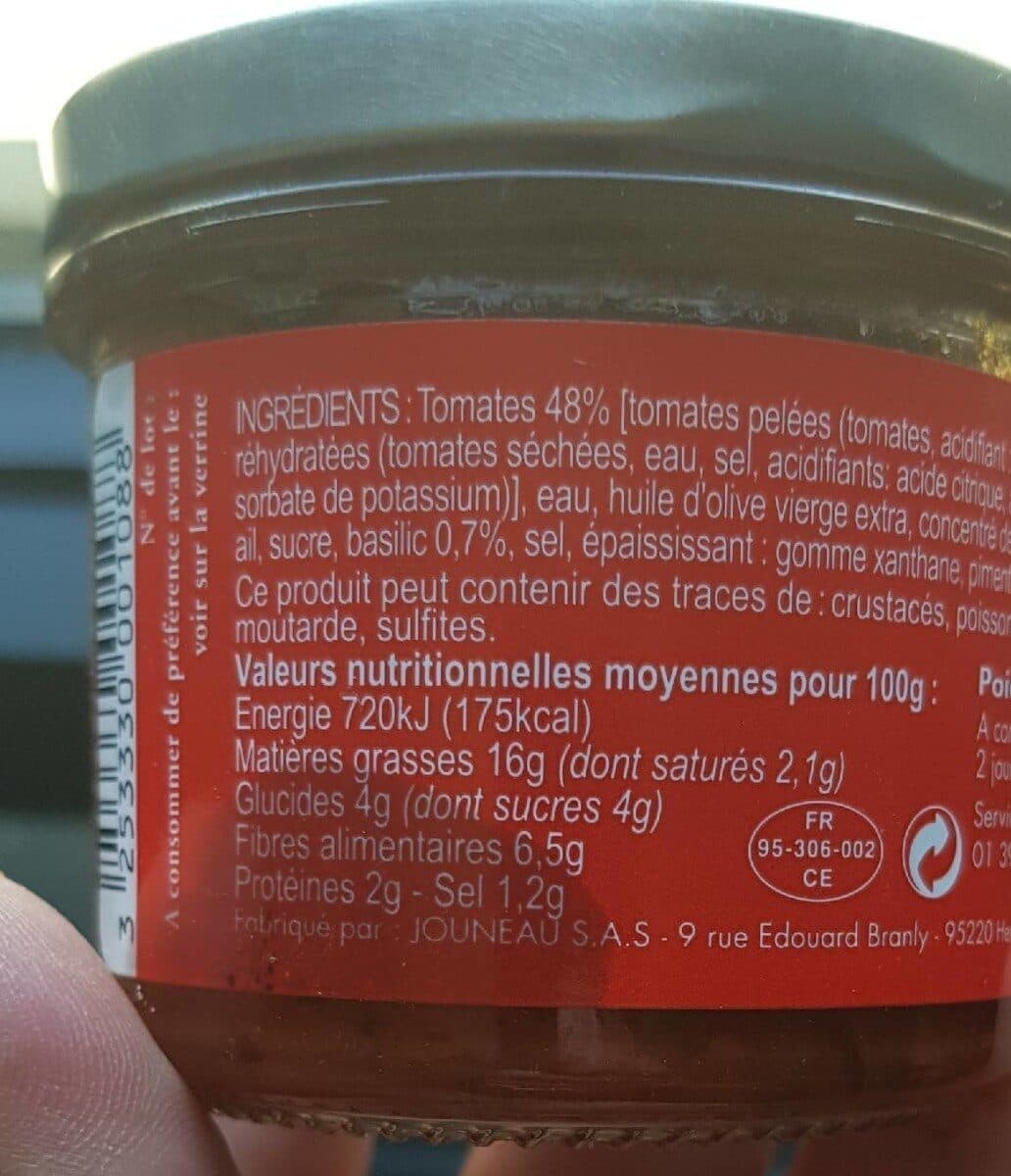 Jouneau Tomate Basilic packshot