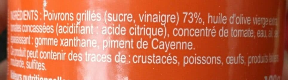 Open Food Facts Poivronade packshot