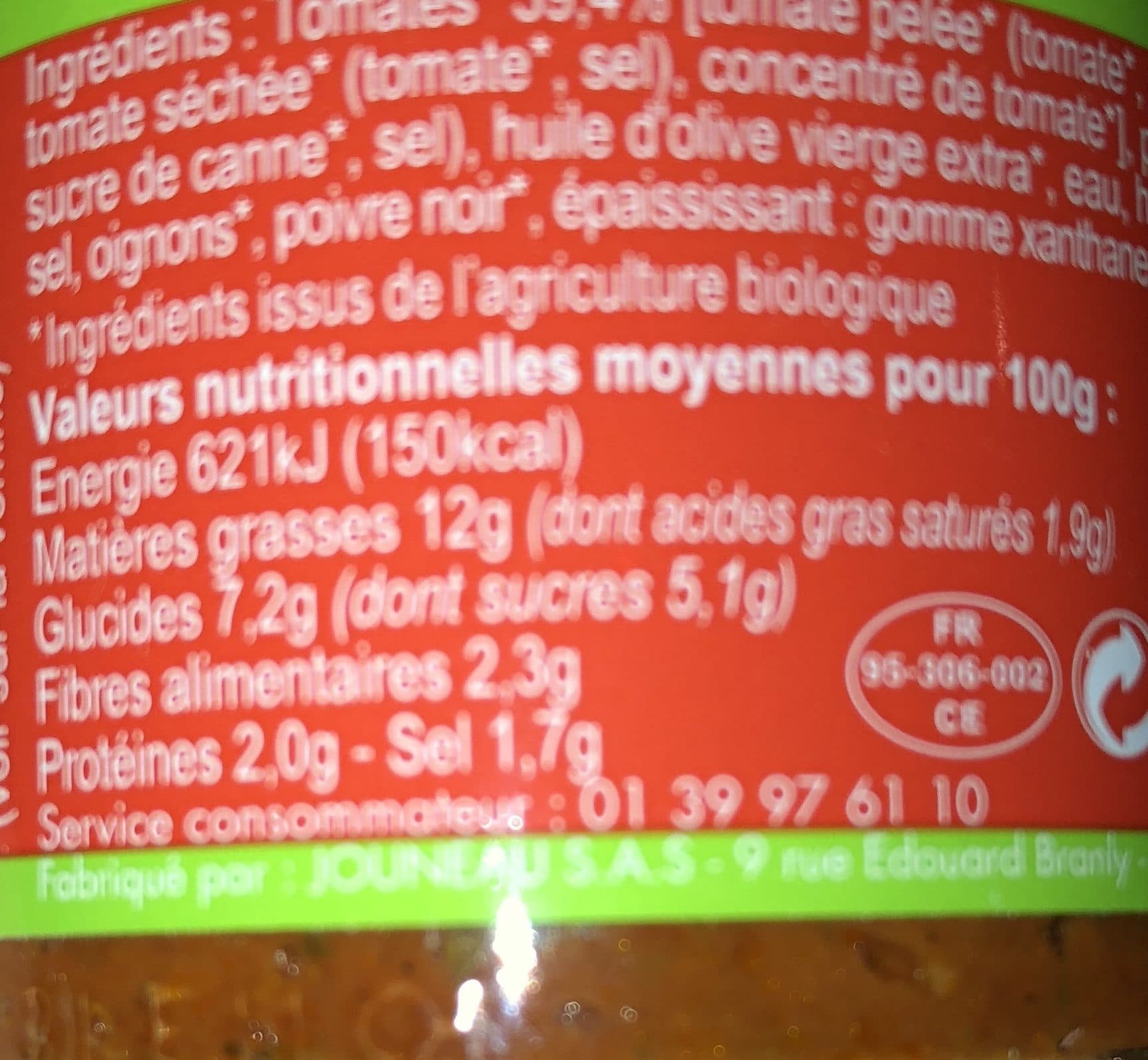 Cruscana Tartinade de tomates aux herbes Pesto packshot