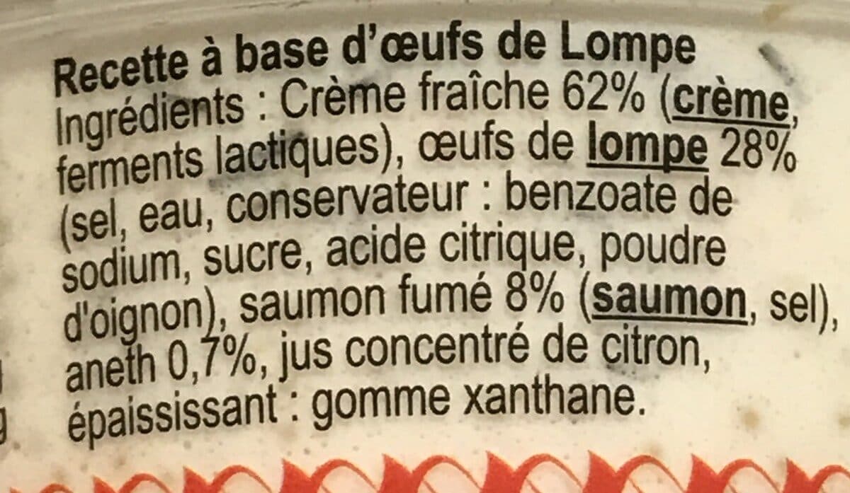 Cruscana Œufs de lump à la crème - authentik recette scandinave packshot
