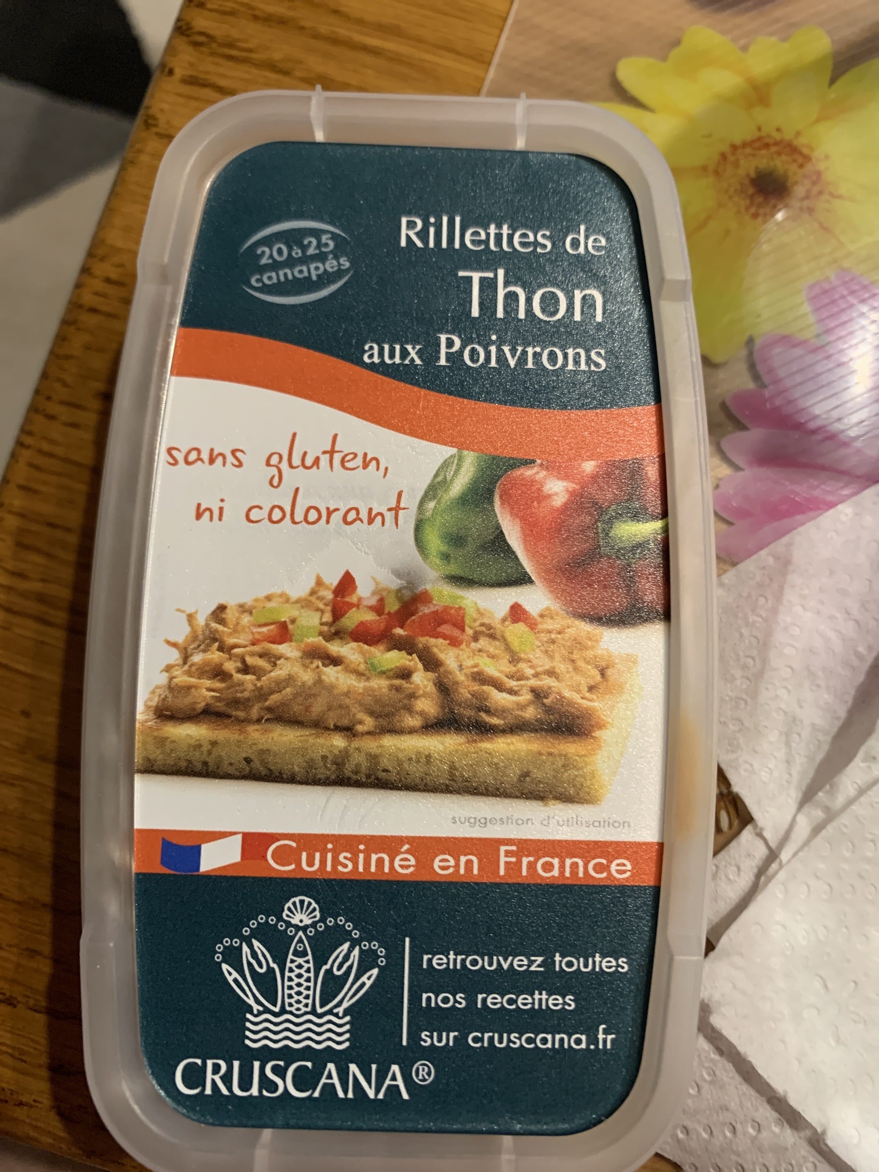 Cruscana Rillettes de thon aux poivrons packshot