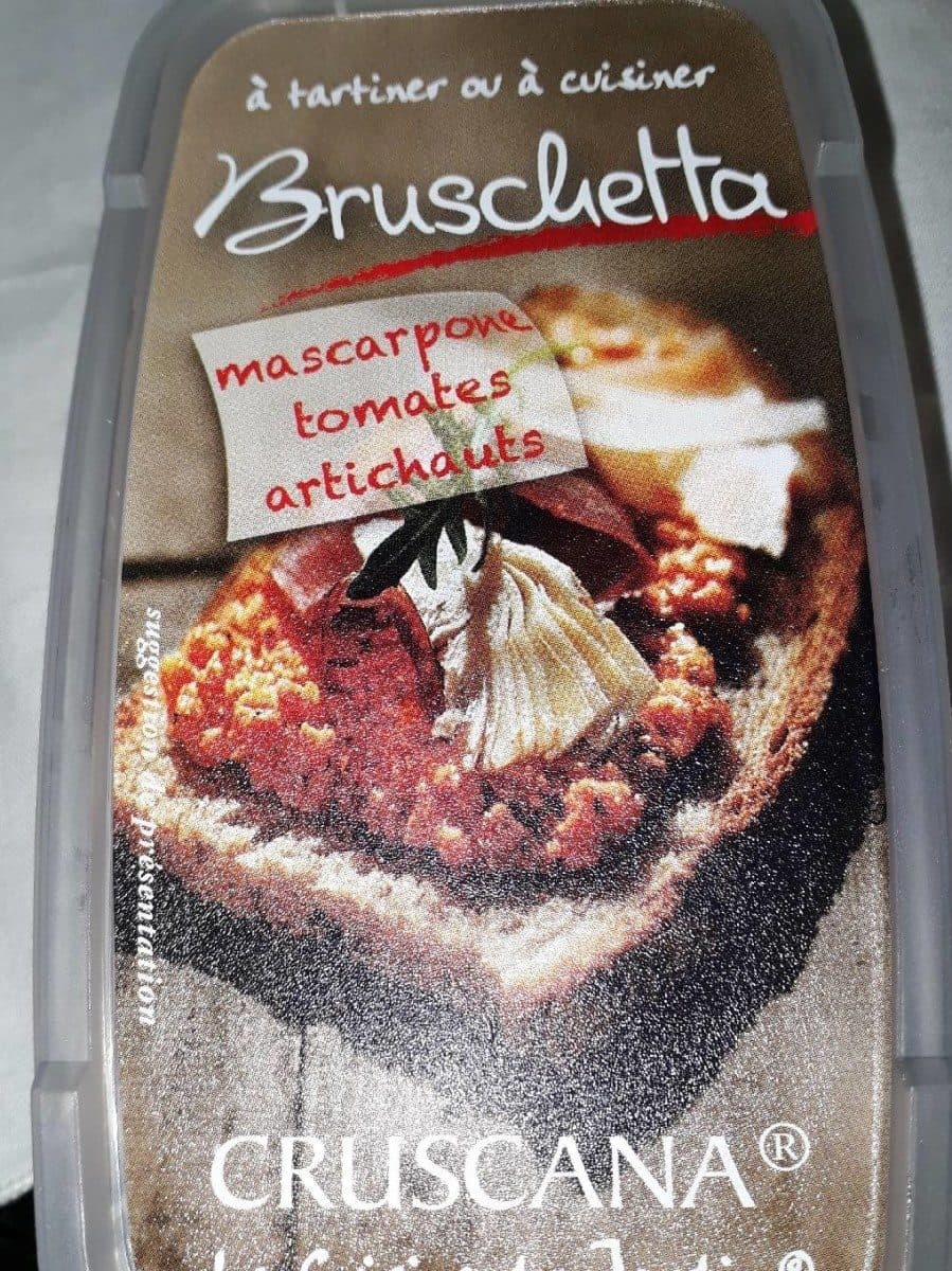 cruscana Bruschetta mascarpone tomates artichauts packshot