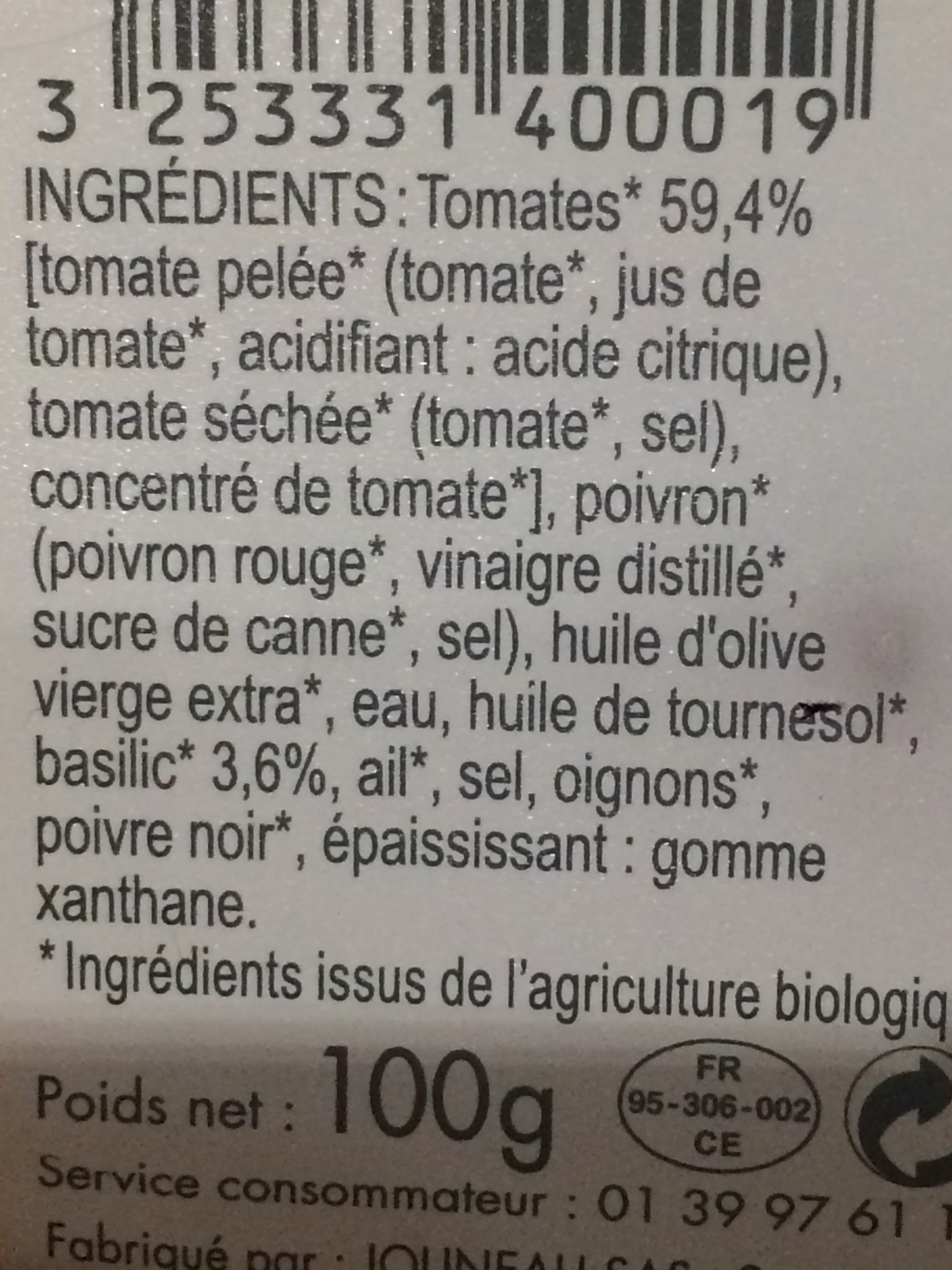 Cruscana Tartinade de tomates aux herbes pesto packshot