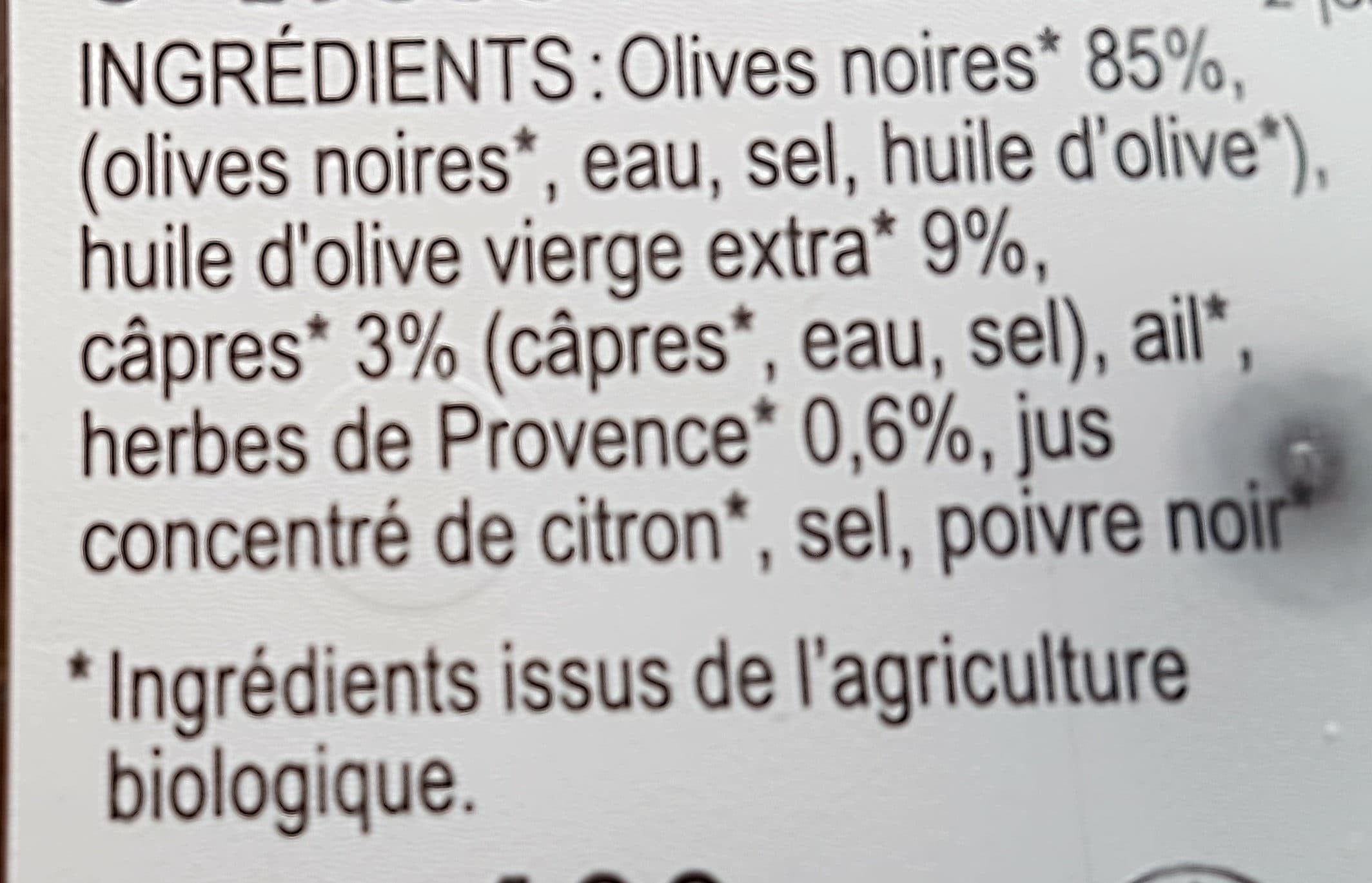 Cruscuna TAPENADE NOIRE BIO CRUSCANA packshot