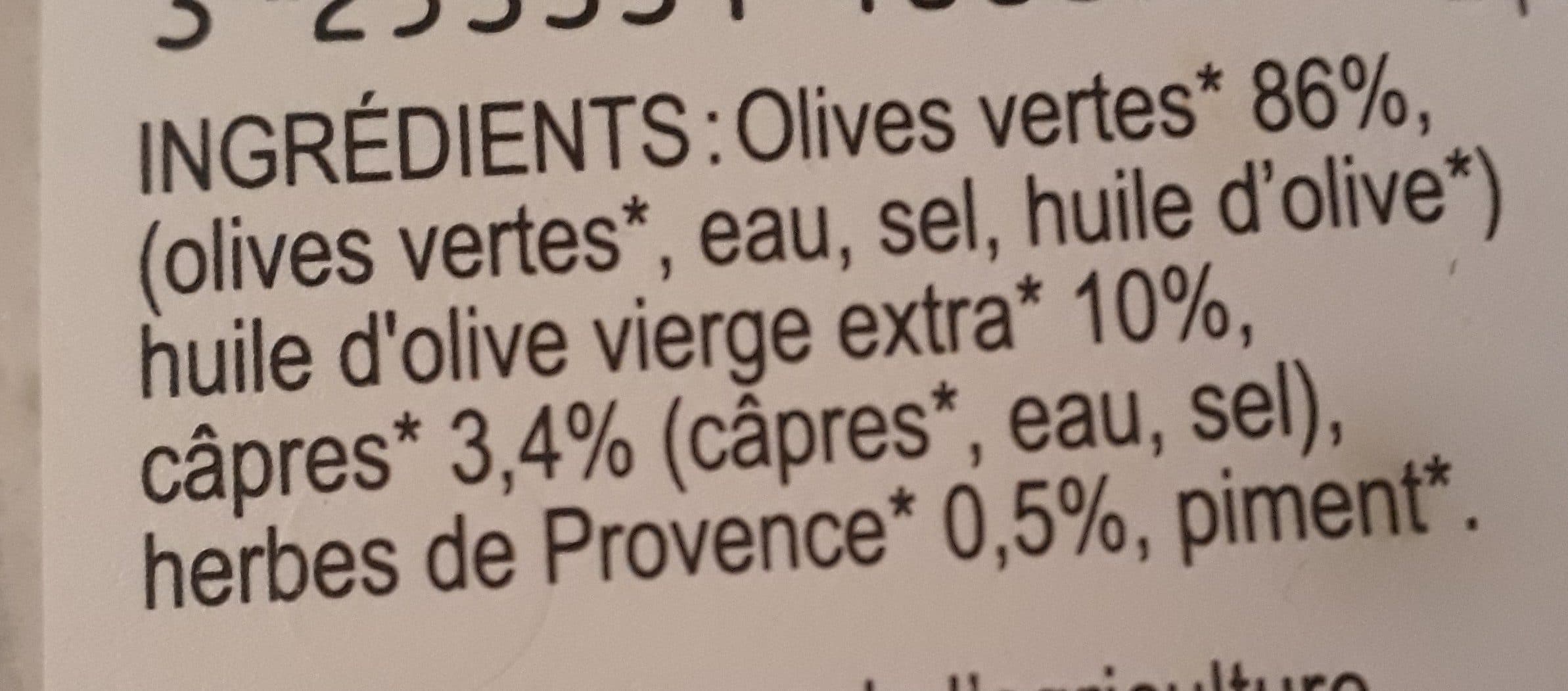 Cruscana Tapenade verte packshot
