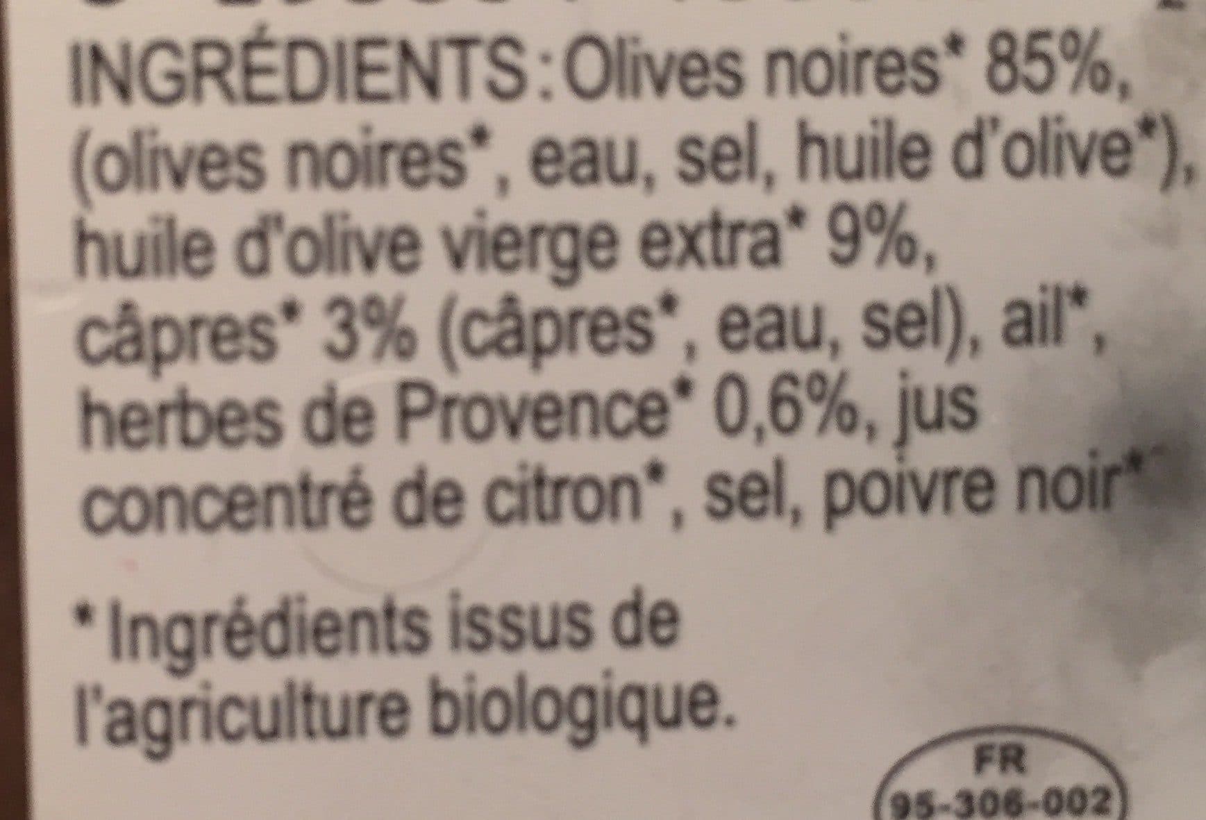 Cruscana Tapenade noire packshot