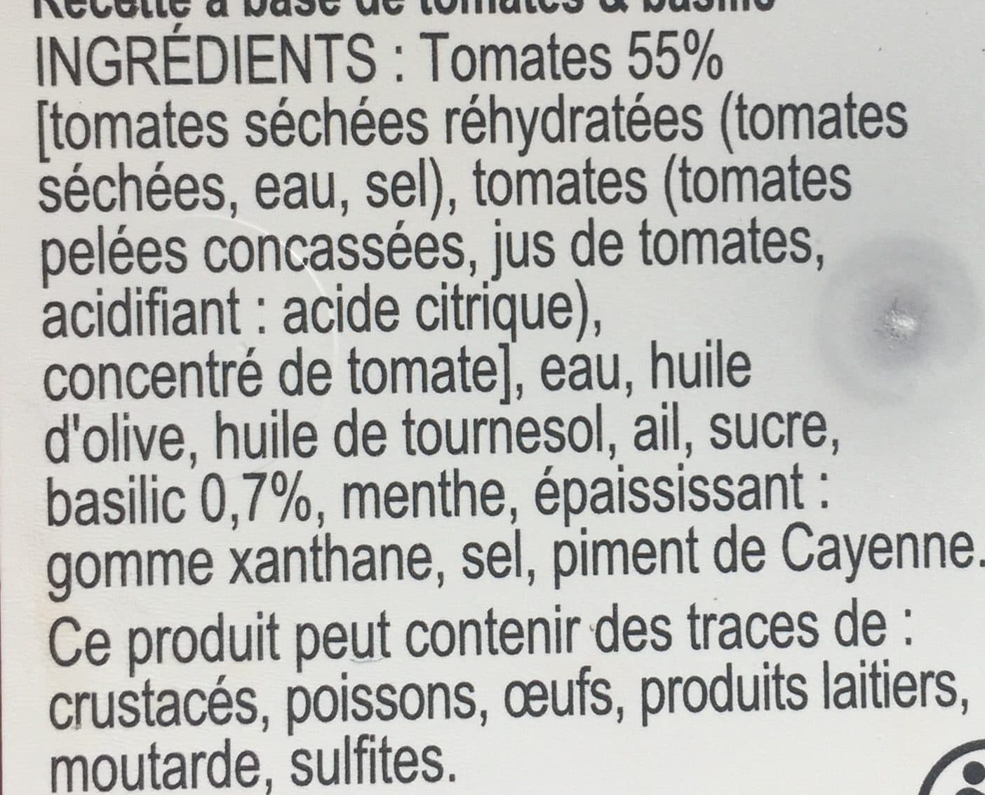 Cruscana Tomates & Basilic packshot