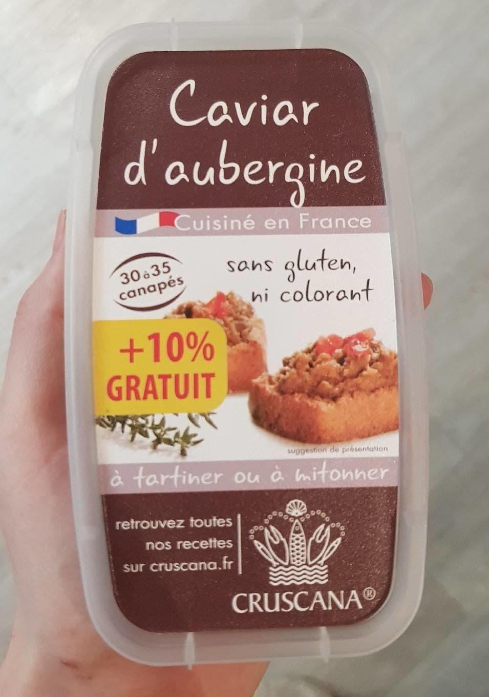 Cruscana Caviar d'aubergine packshot