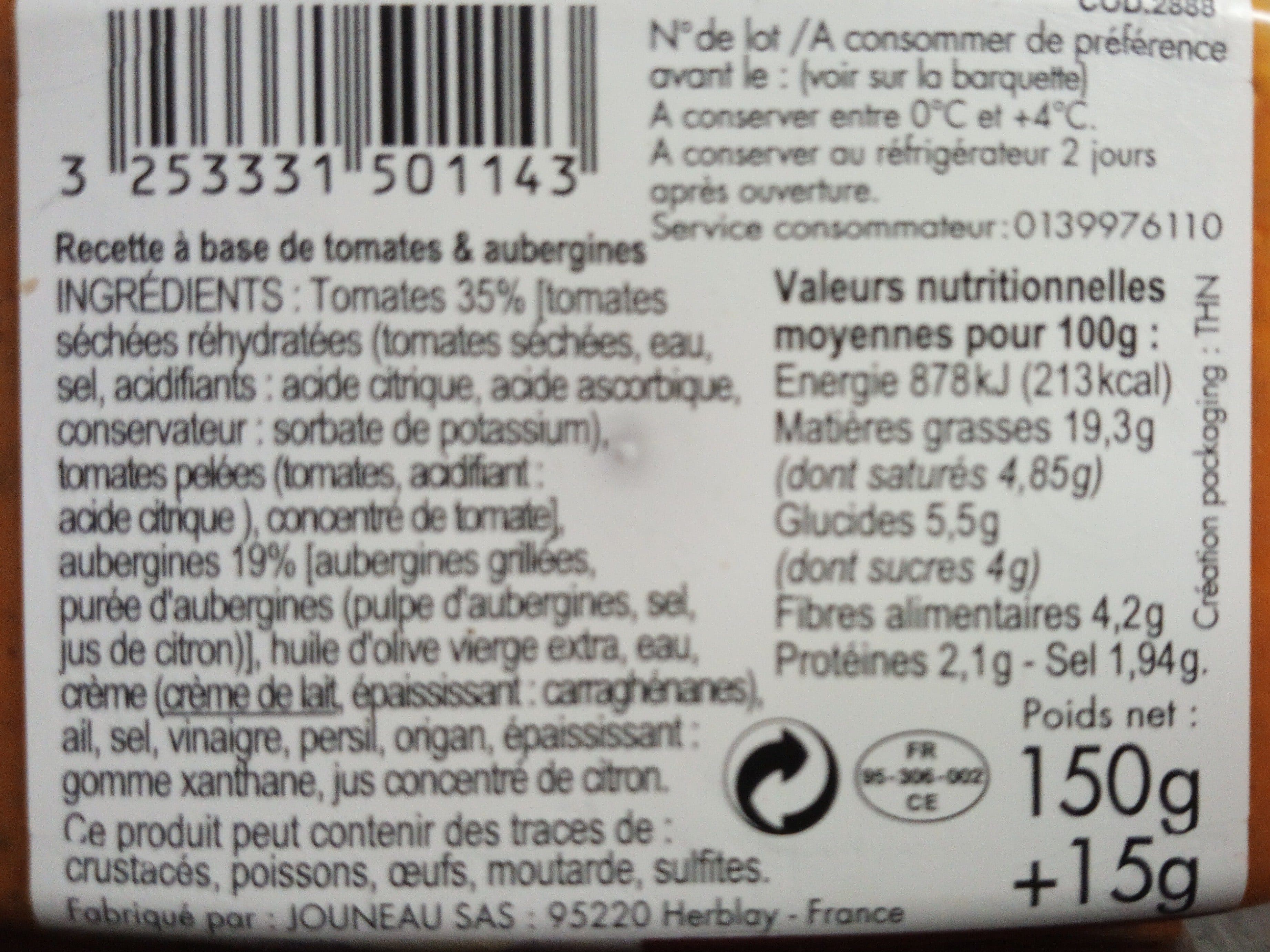 Cruscana Tomate & aubergine packshot