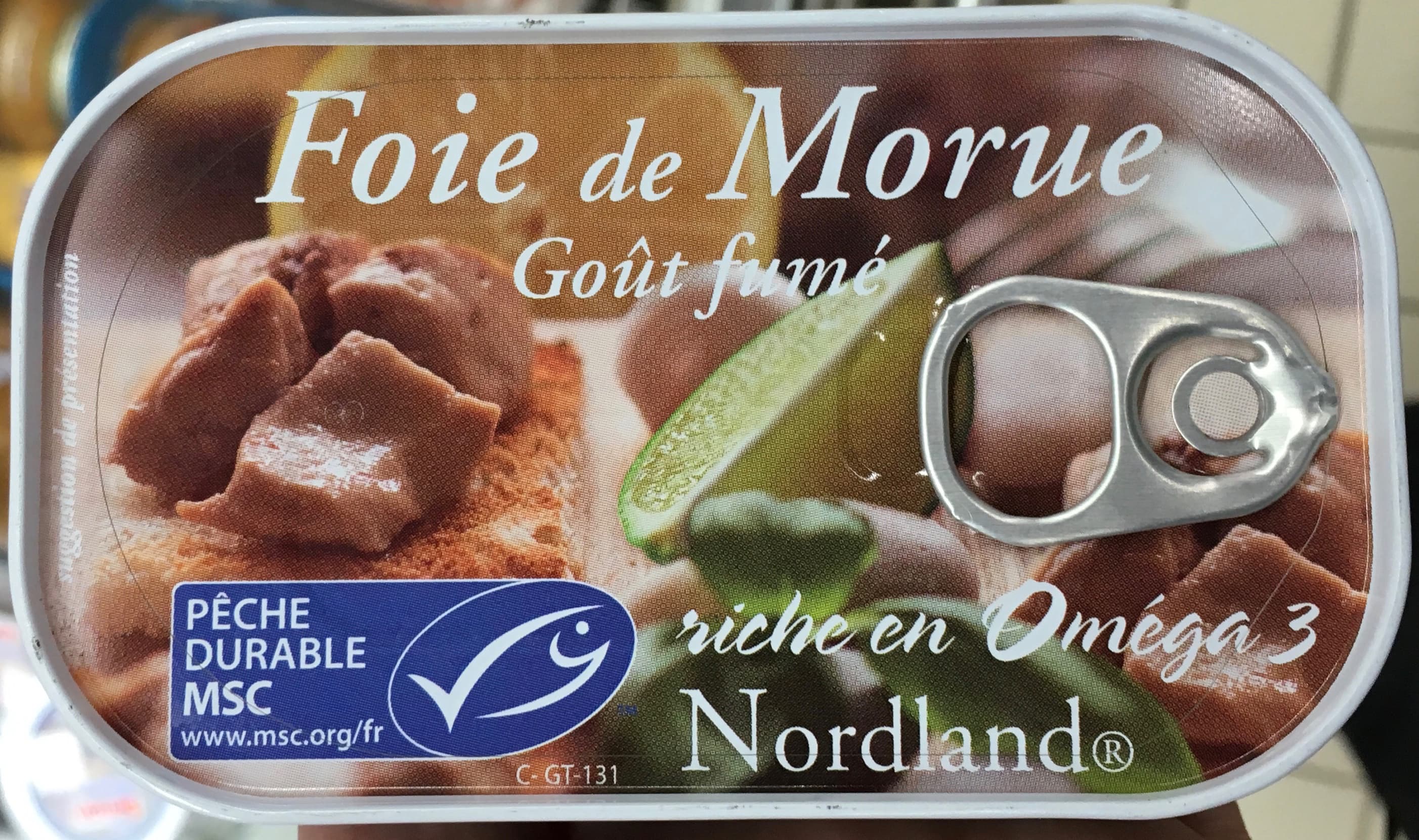 Nordland Foie de Morue Goût fumé packshot