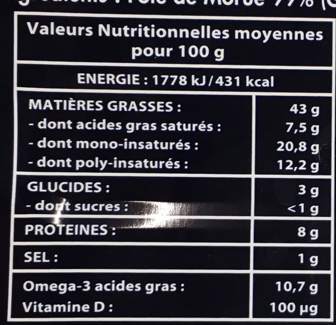 Nordland Foie de Morue Goût fumé packshot
