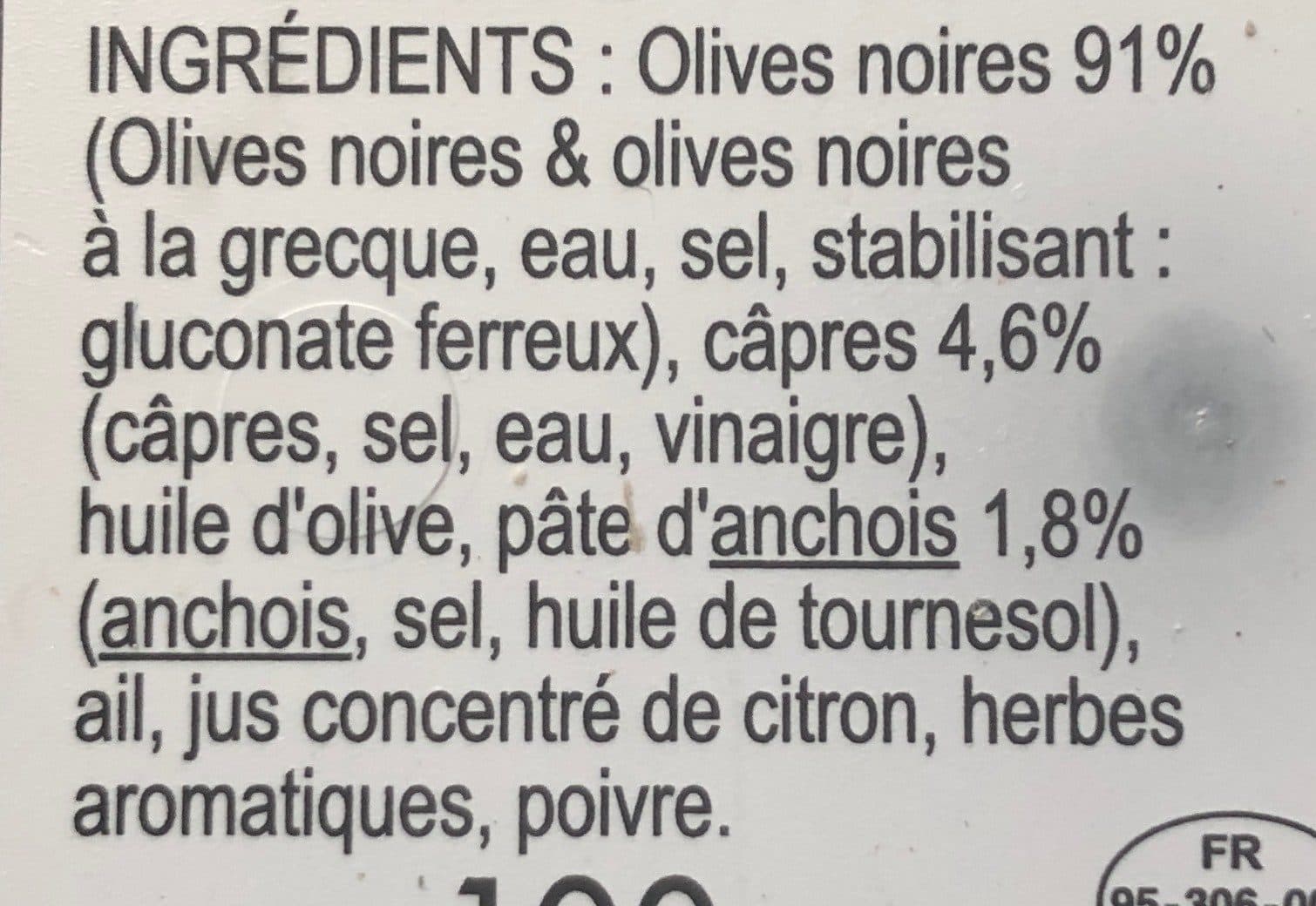 Open Food Facts Tapenade packshot