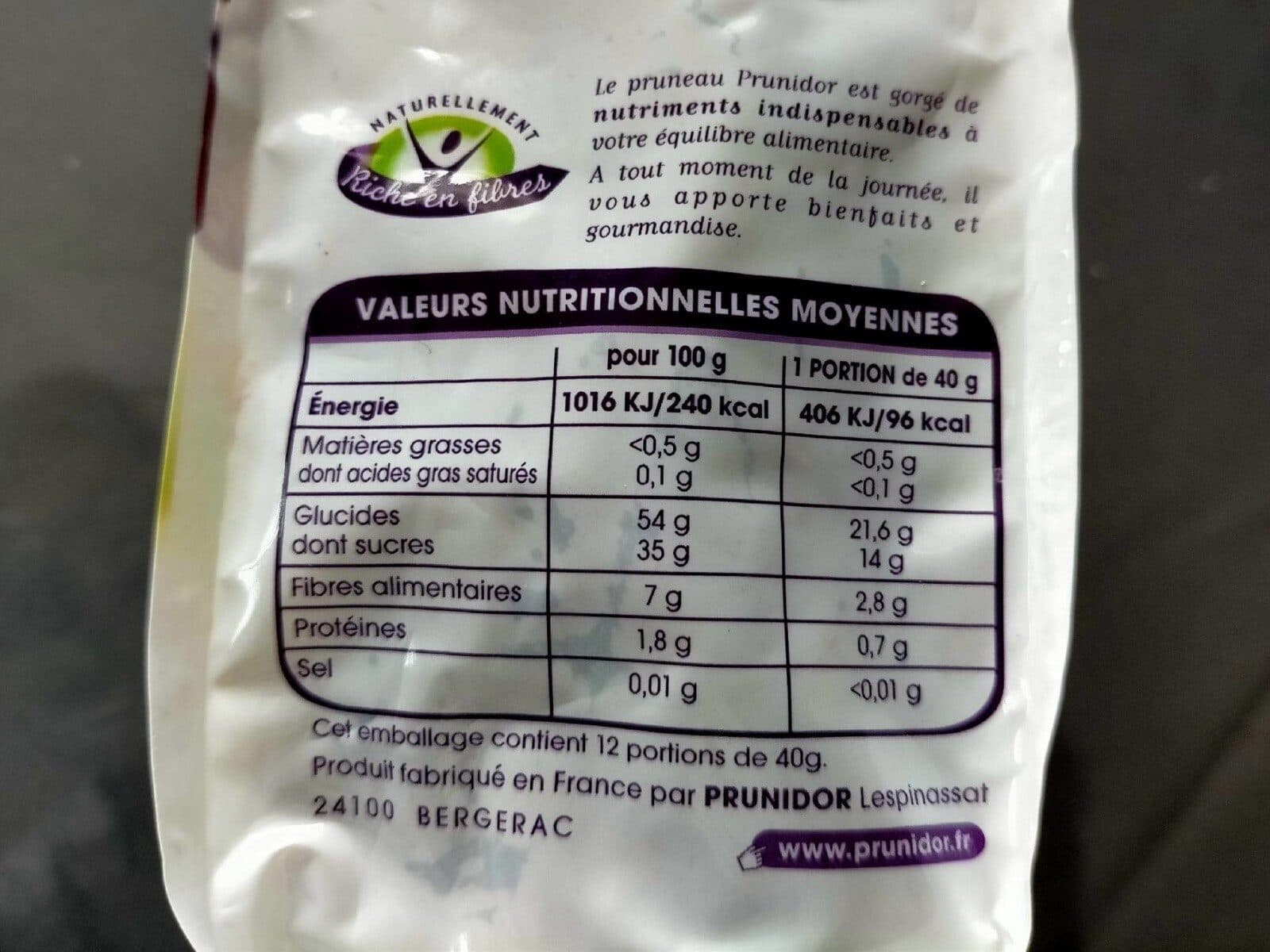 Prunidor Pruneaux d'Agen packshot