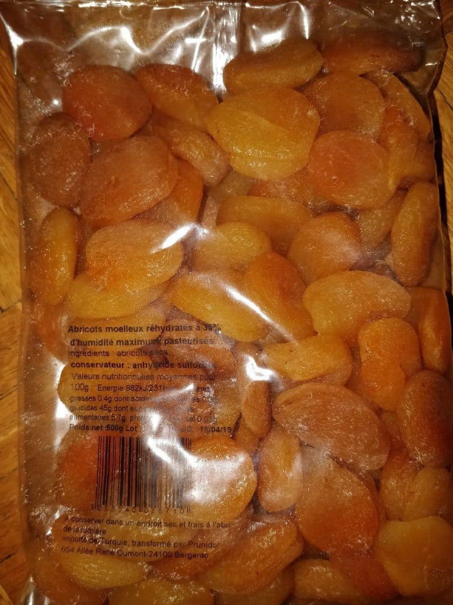 Open Food Facts Abricot moelleux réhydratés a 35% packshot