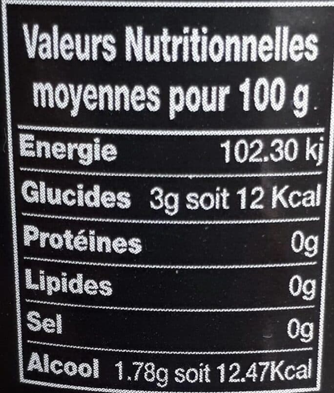 Open Food Facts Vinaigre De Banyuls Fles 500 ML packshot