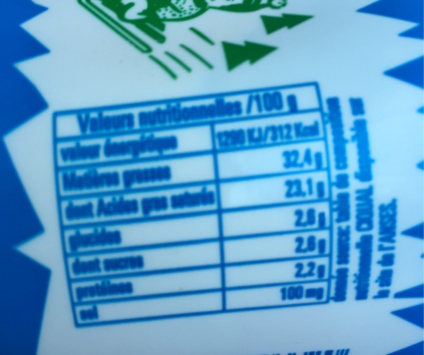 Open Food Facts Creme liquide areilladou packshot