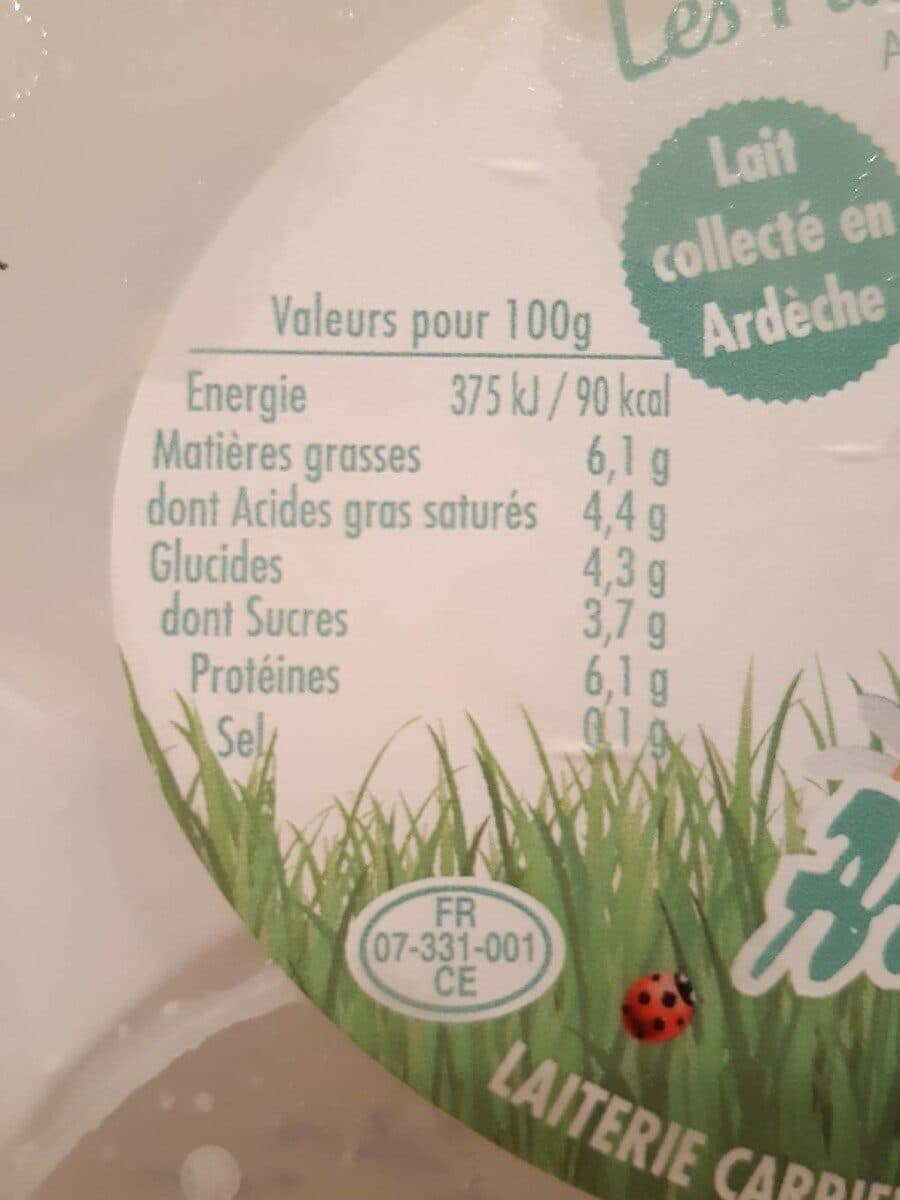Areilladou Les faisselles de l ardeche packshot