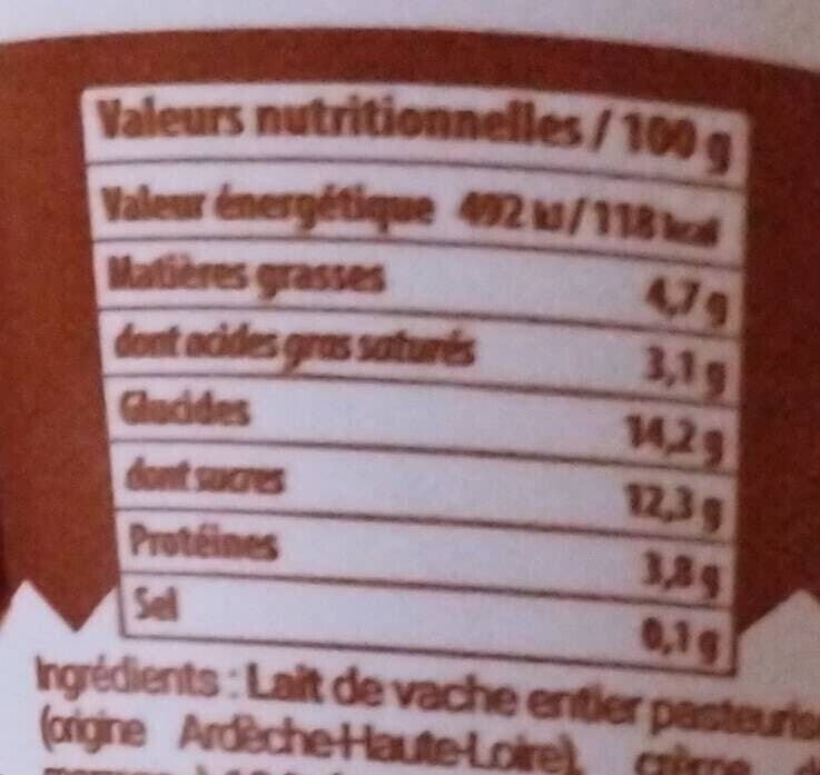 Areilladou laiterie carrier Marron delice packshot