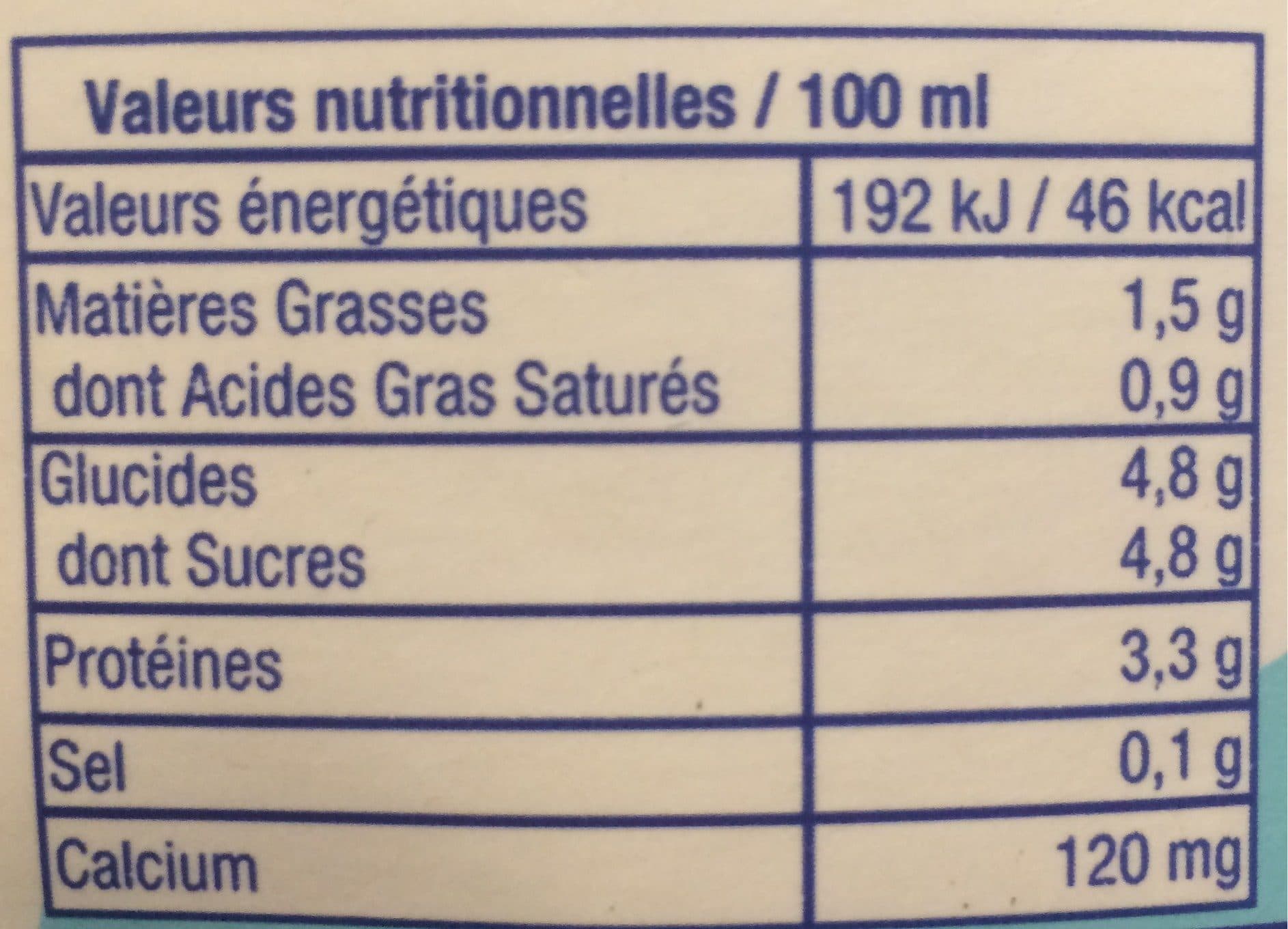 Areilladou Lait demi ecreme UHT AREILLADOU packshot