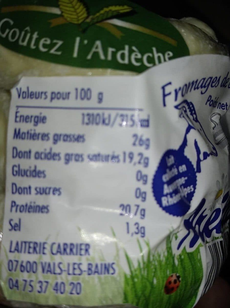 Open Food Facts Areilladou, Fromage de chevre, le rouleau de 3 x 60 gr 180 gr packshot