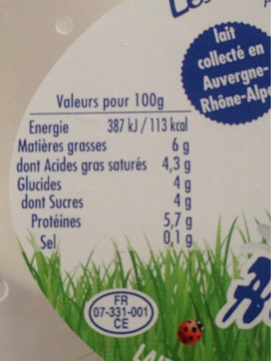 Areilladou Laiterie Carrier faisselle de chèvre packshot