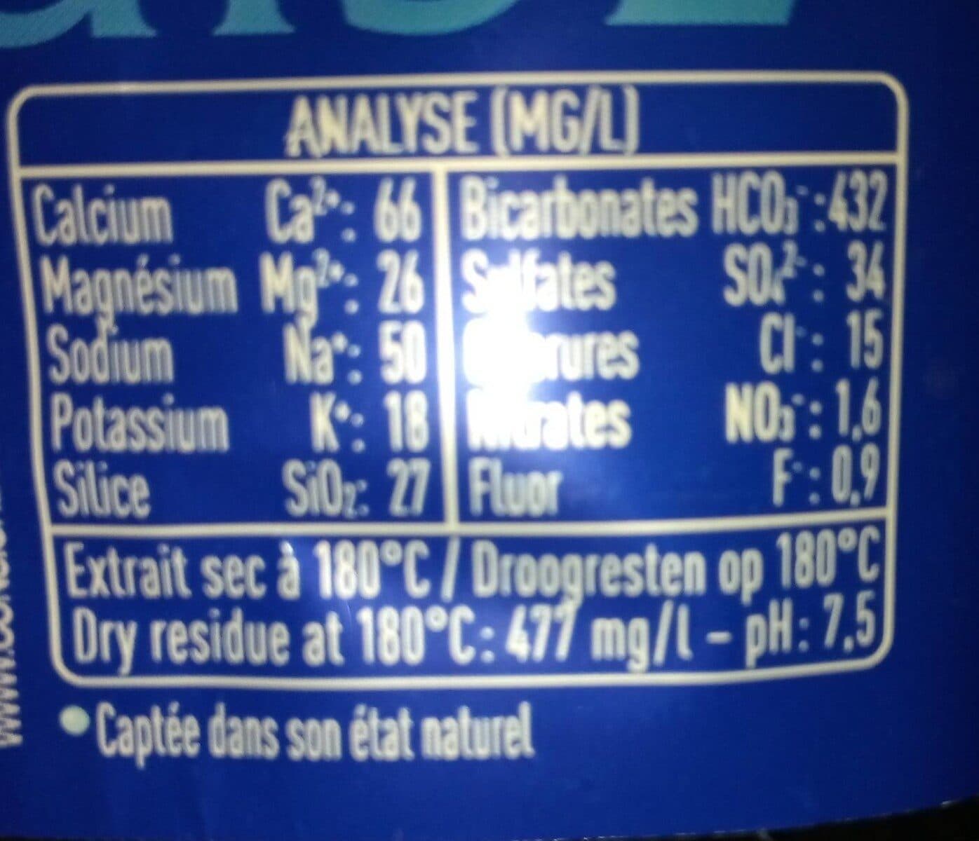 Cristaline Eau de source cristaline packshot