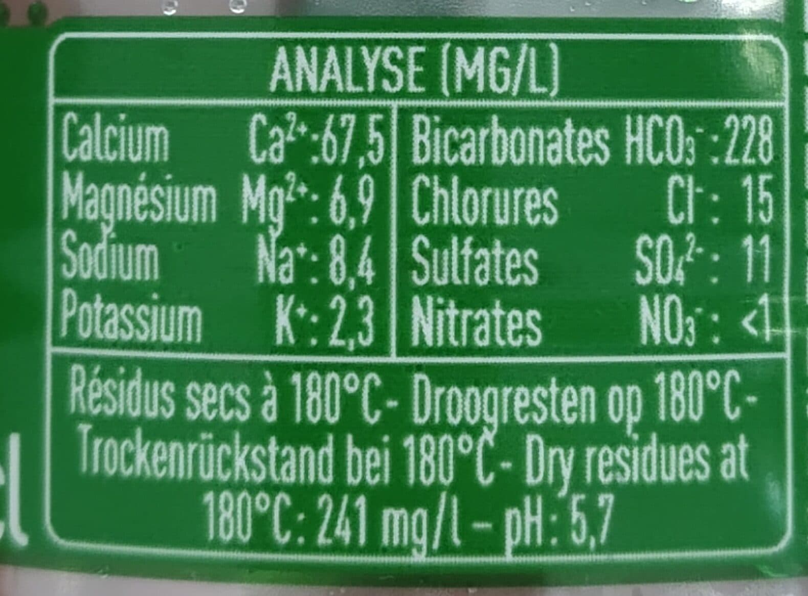 Cristaline CRISTALINE Eau de Source Pétillante 0,5L packshot