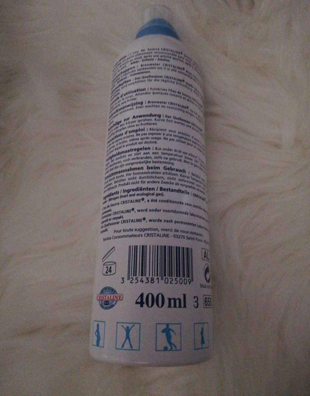 Cristaline Atomiseur Cristaline 400 packshot