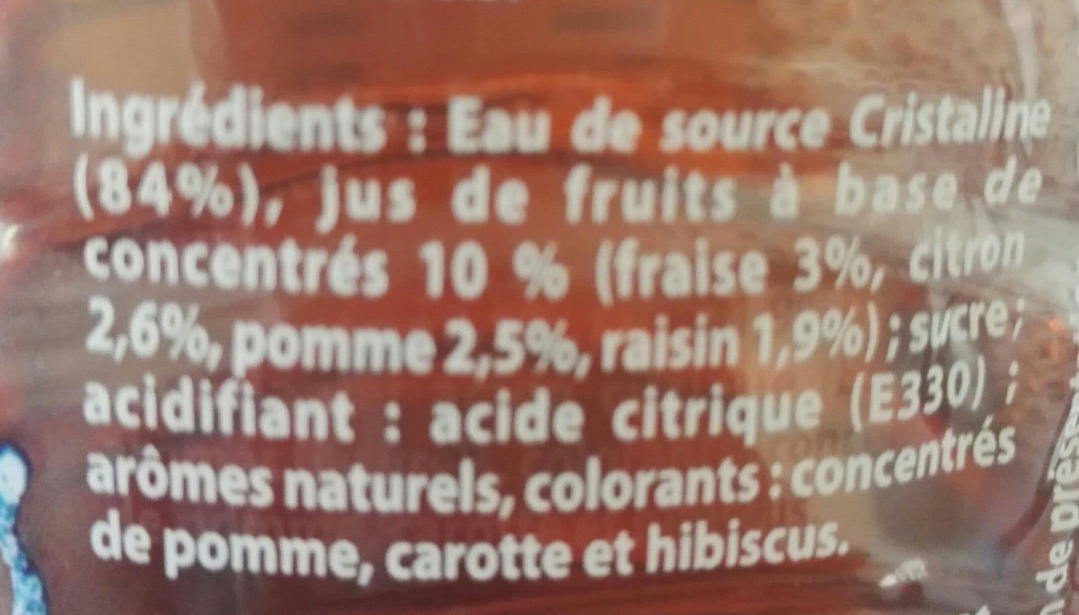 Cristaline CRISTALINE Eau de Source au jus de fruits FRAISE 1.5L packshot
