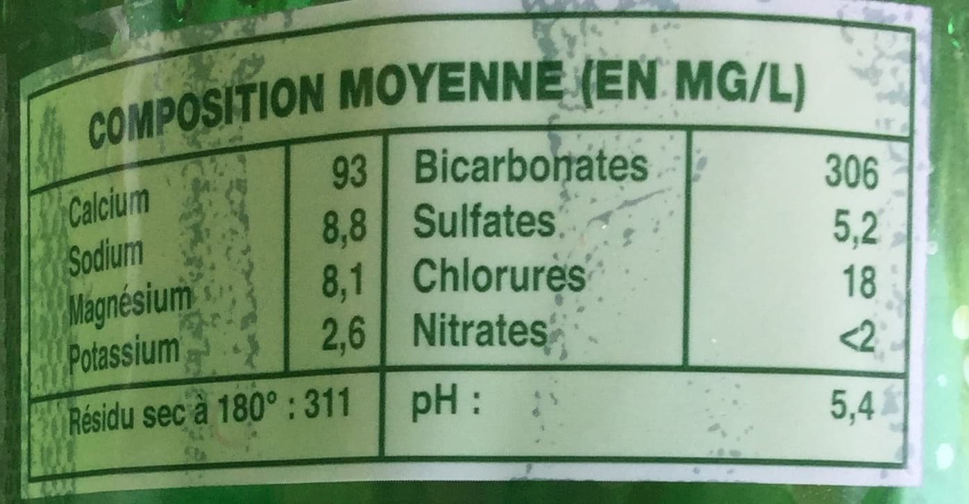 Sans marque Eau minérale naturelle packshot