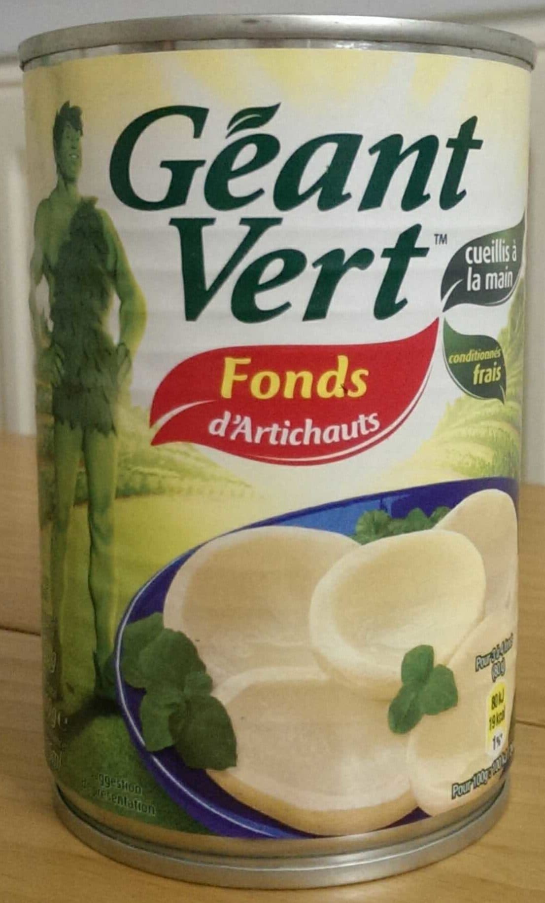 Géant Vert Fonds d'artichauts packshot