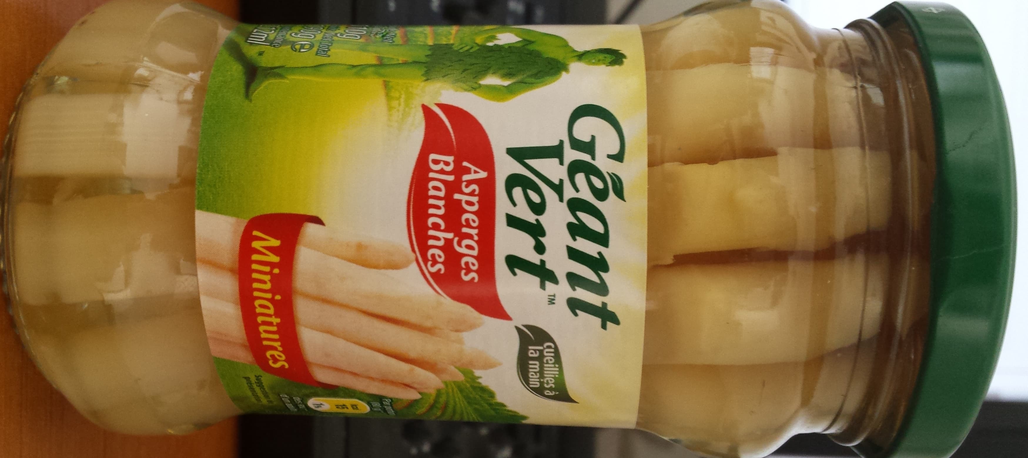 Géant Vert Asperges blanches miniatures packshot