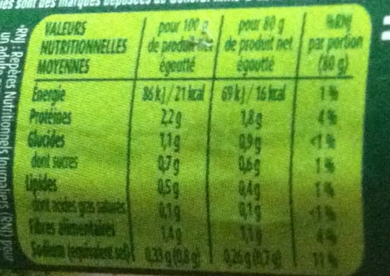 General Mills Asperges vertes miniatures packshot