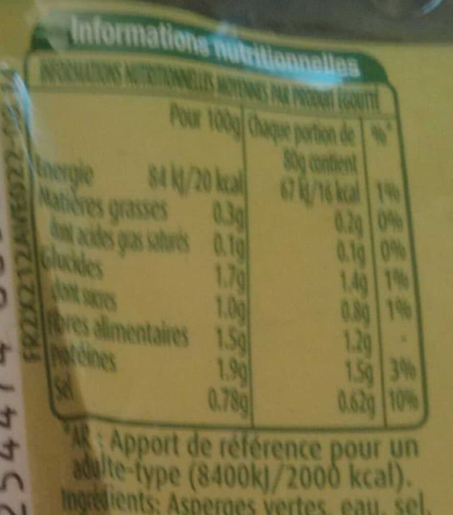 General Mills Asperges vertes miniatures packshot