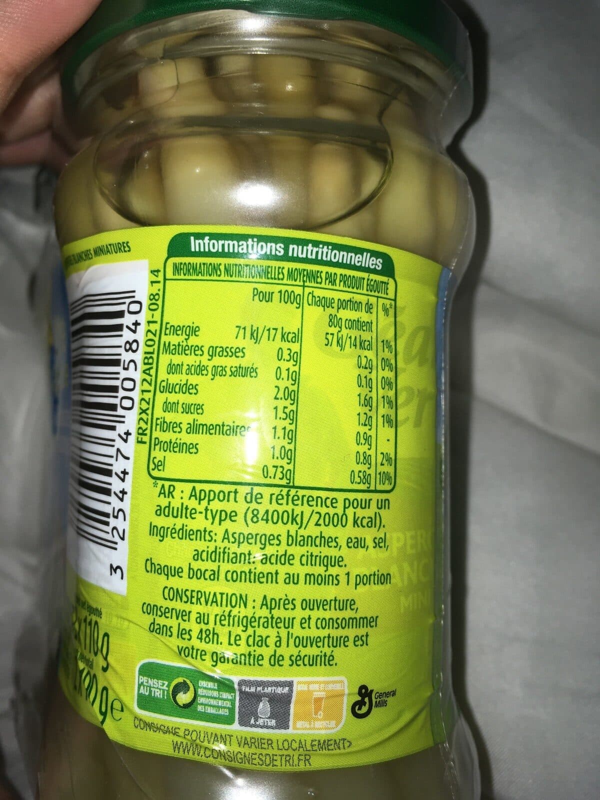 Géant Vert Asperge blanche mini packshot
