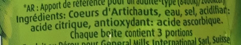 Géant Cœurs d'artichauts packshot