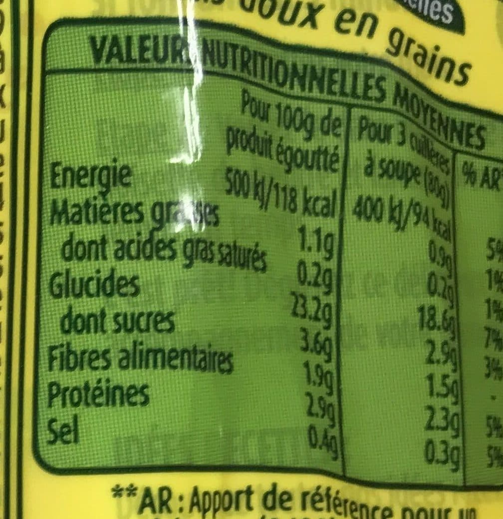 Géant Vert Maïs blanc extra-fin à poêler packshot