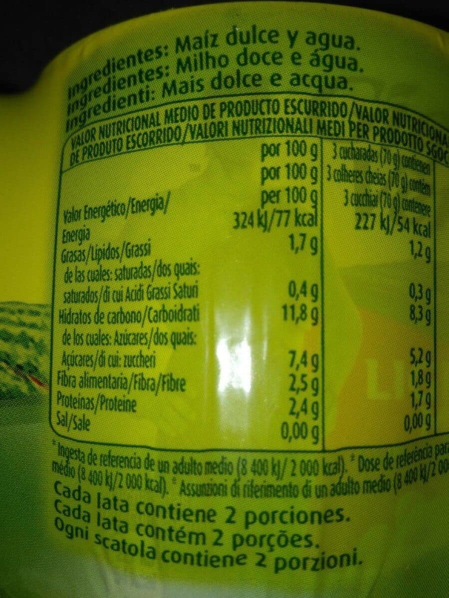 Gigante Verde Maíz dulce ligero latas packshot
