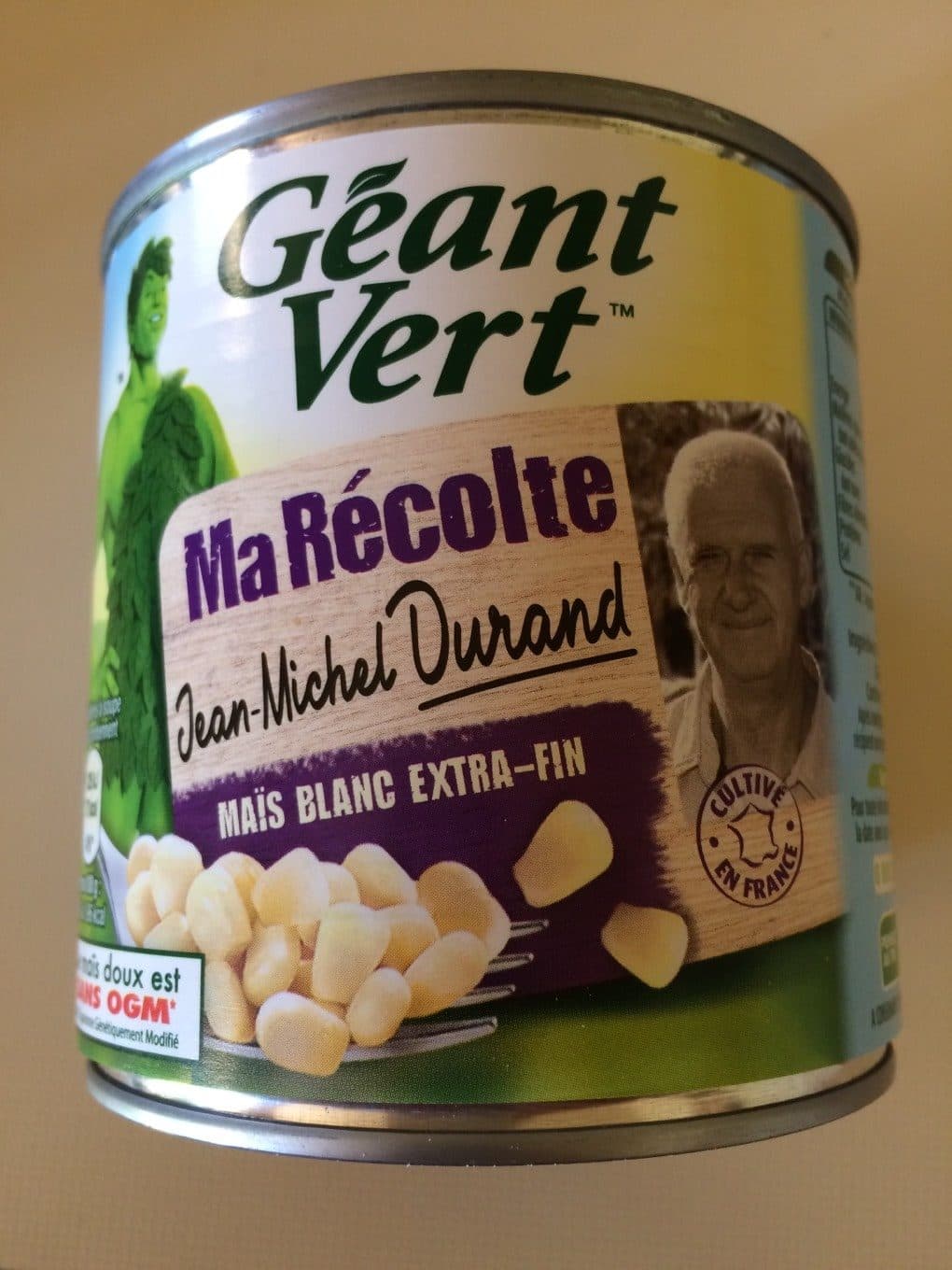 Géant Vert Maïs Jaune et blanc croquant packshot
