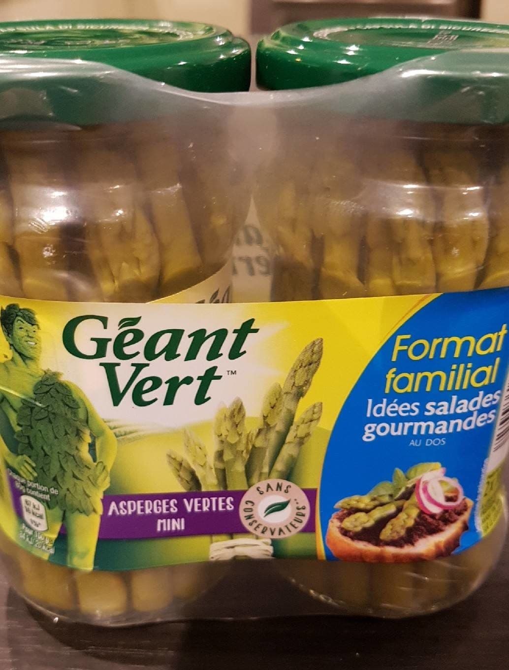 Géant Vert Mini asperges vertes packshot