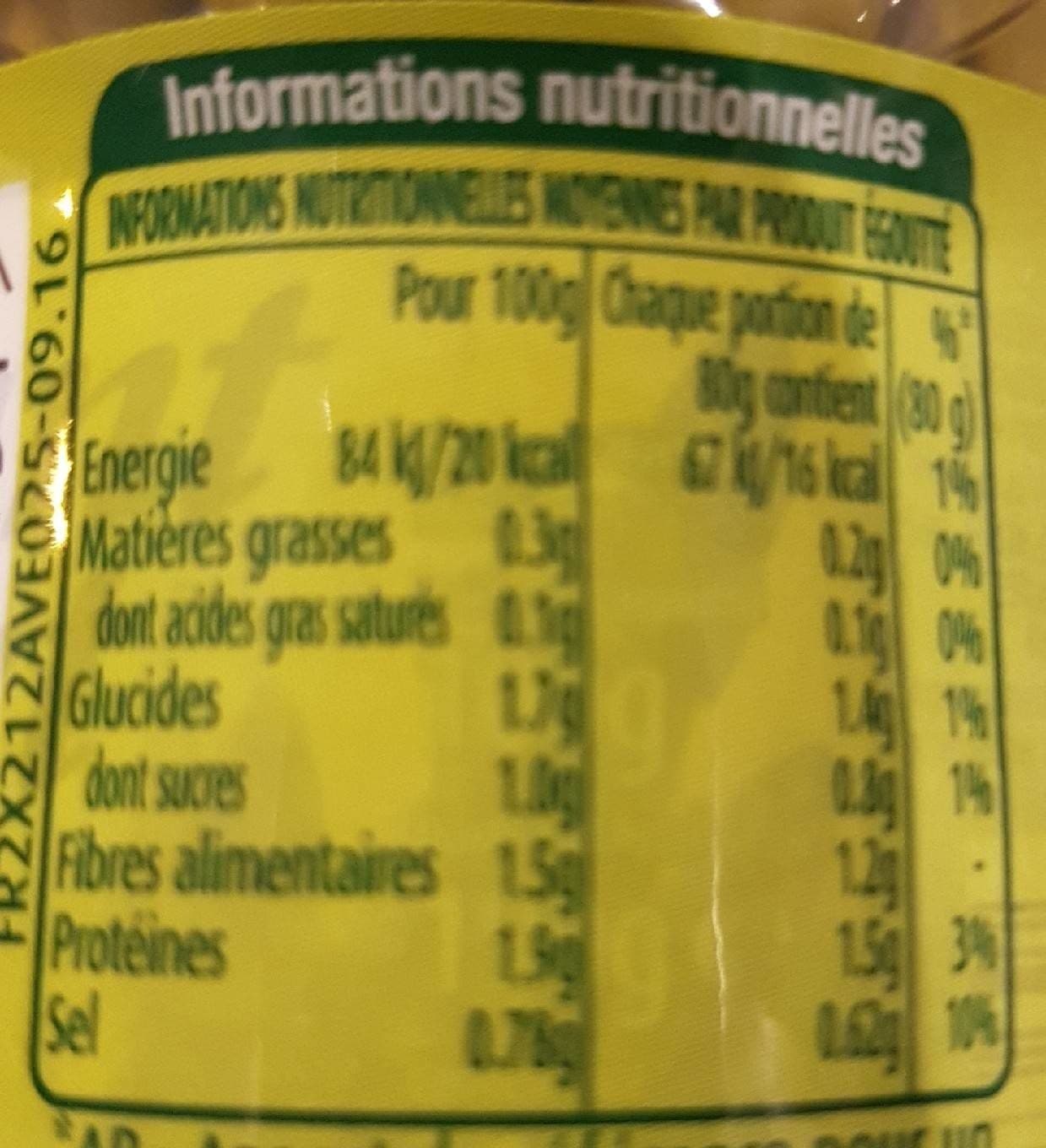 Géant Vert Mini asperges vertes packshot