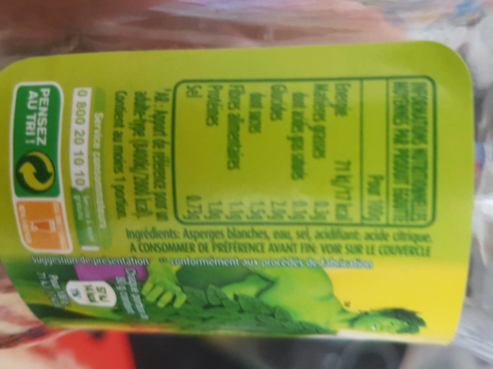Géant Vert Asperges blanches mini packshot