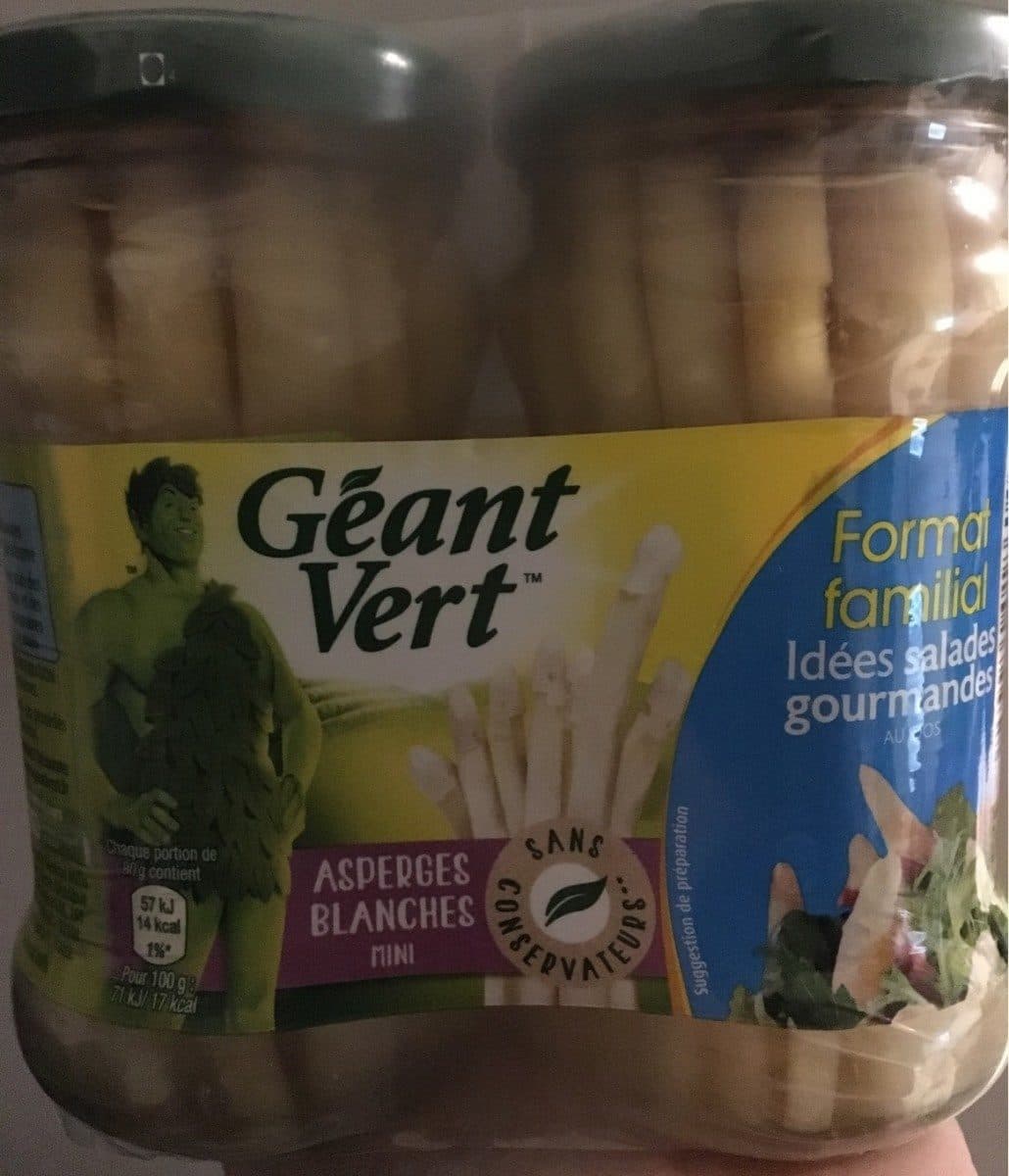 Géant vert Asperges Blanches Mini packshot