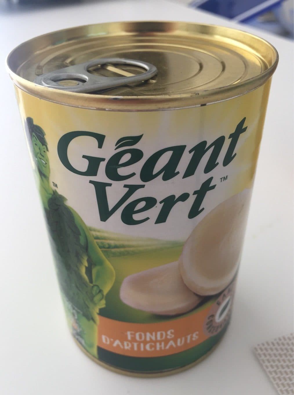 Géant Vert Fonds d'artichauts packshot