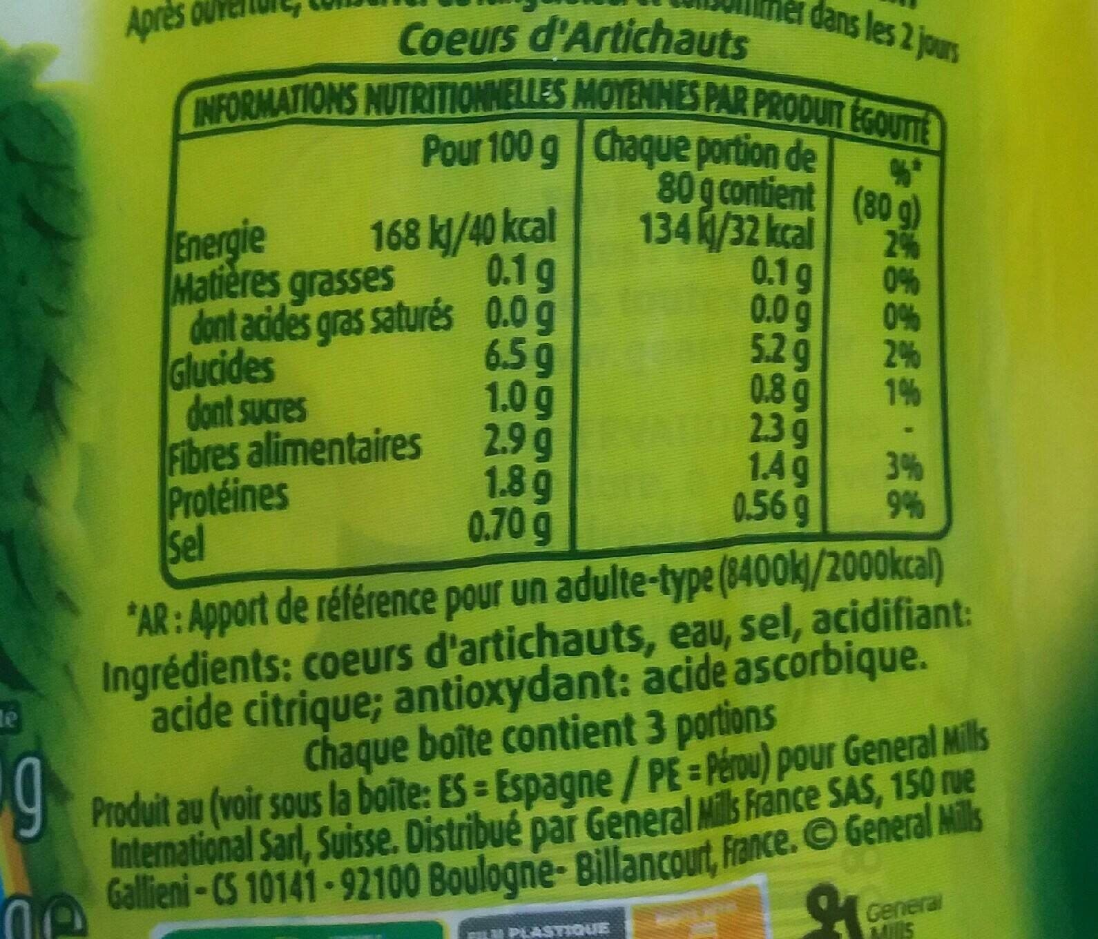 Géant Vert Coeur d'artichauts packshot